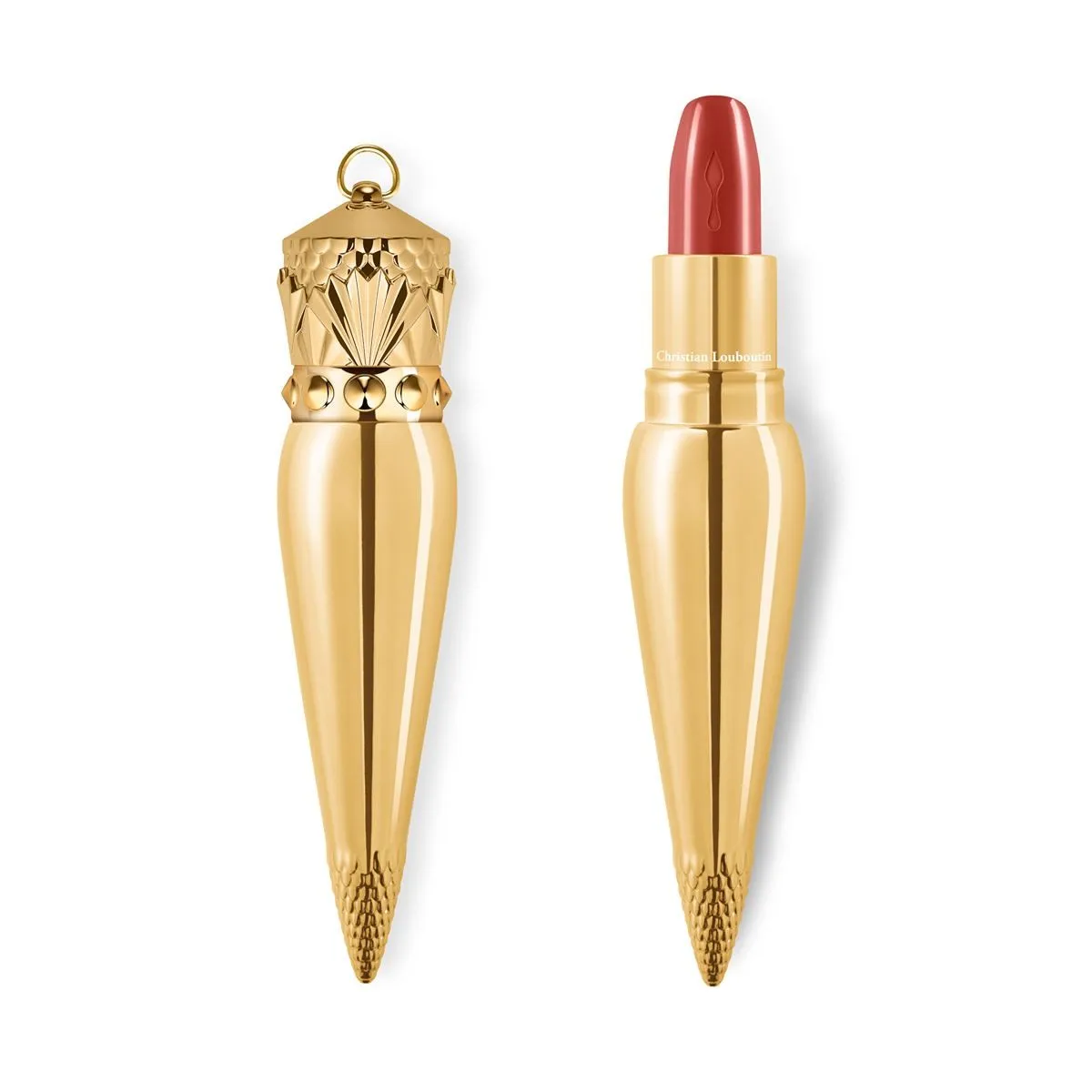 Christian Louboutin Rouge Louboutin Silky Satin – Satin lipstick – Bobo Blush 385 - Beauty - front view
